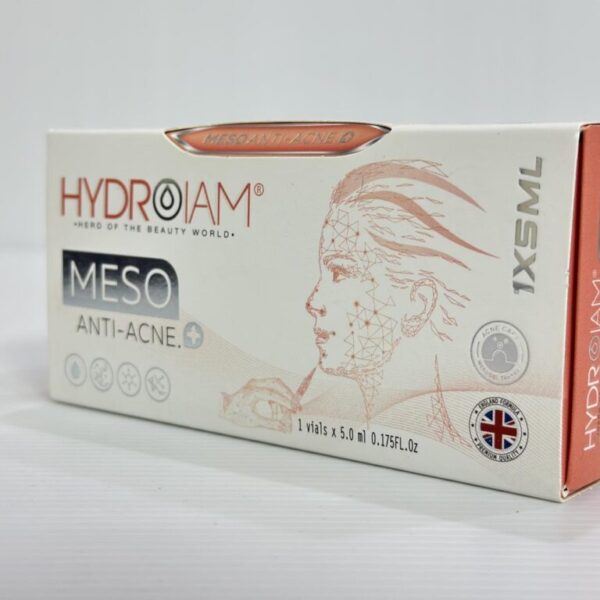 #616 پنج عددمزوژل آنتی آکنه+ یک عدد هدیه Meso Anti Acne HYDROIAM ویال پنج میل