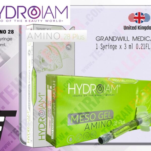 #612 مزوژل ۲۸آمینو پنج عدد+یک عدد هدیه YDROIAM MESO GEL AMINO28