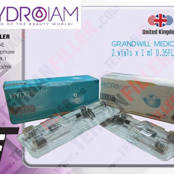 فیلر HYDROIAM FILLER FINE 2ml دوسرنگ یک سی سی -10عدد + 1 عدد هدیه#513