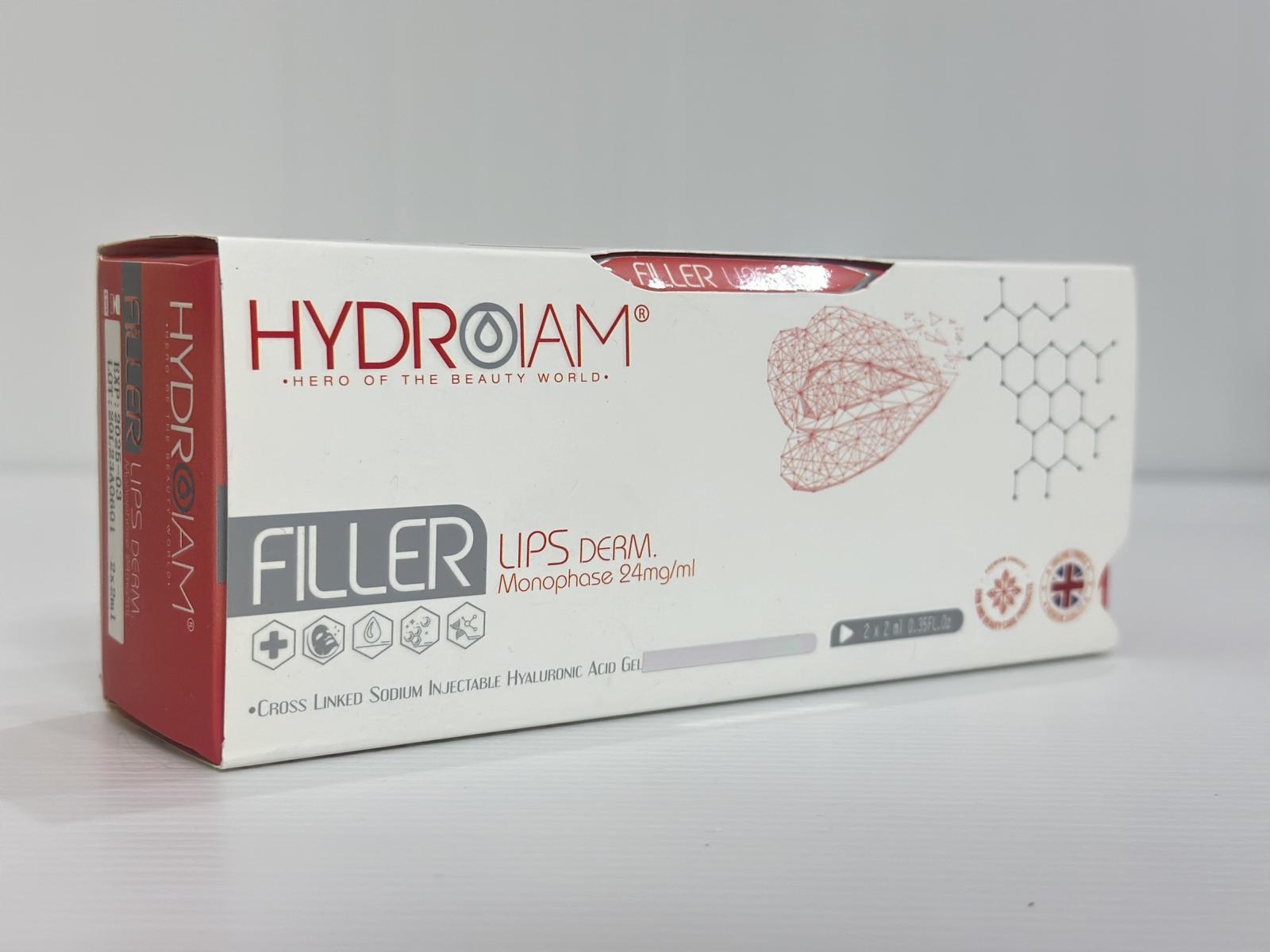 فیلر HYDROIAM FILLER LIPS 2ml دو سرنگ یک میل- 10عدد+1 عدد هدیه#515 - Image 3