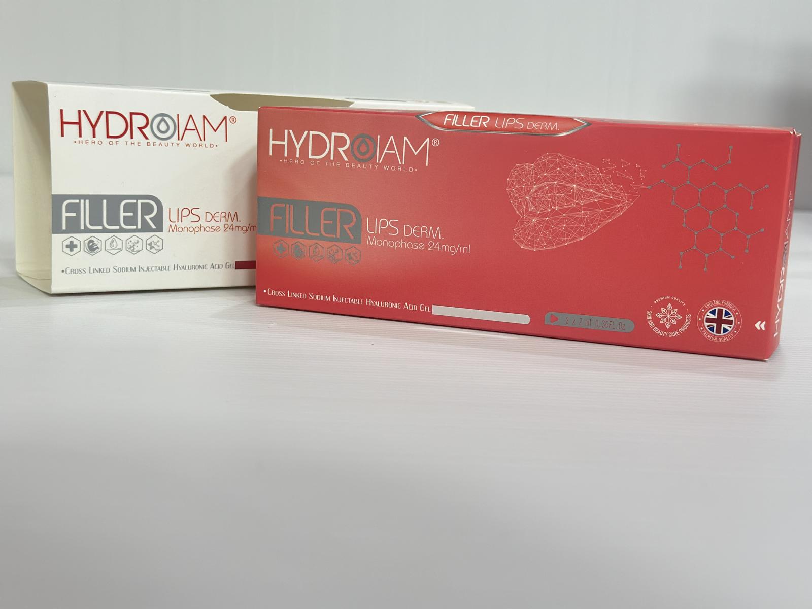 فیلر HYDROIAM FILLER LIPS 2ml دو سرنگ یک میل- 10عدد+1 عدد هدیه#515 - Image 2